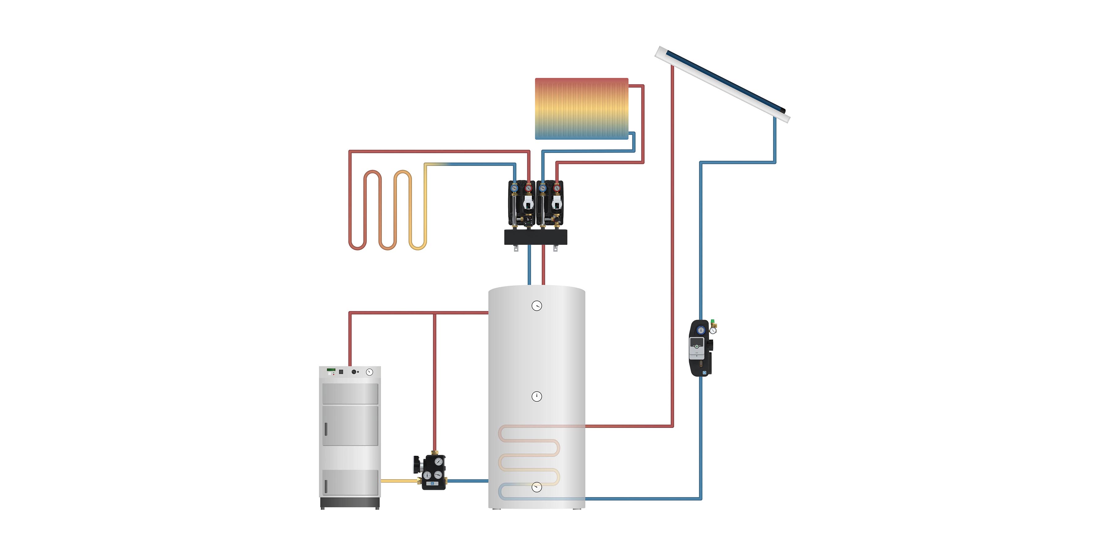 Solar heating application 211