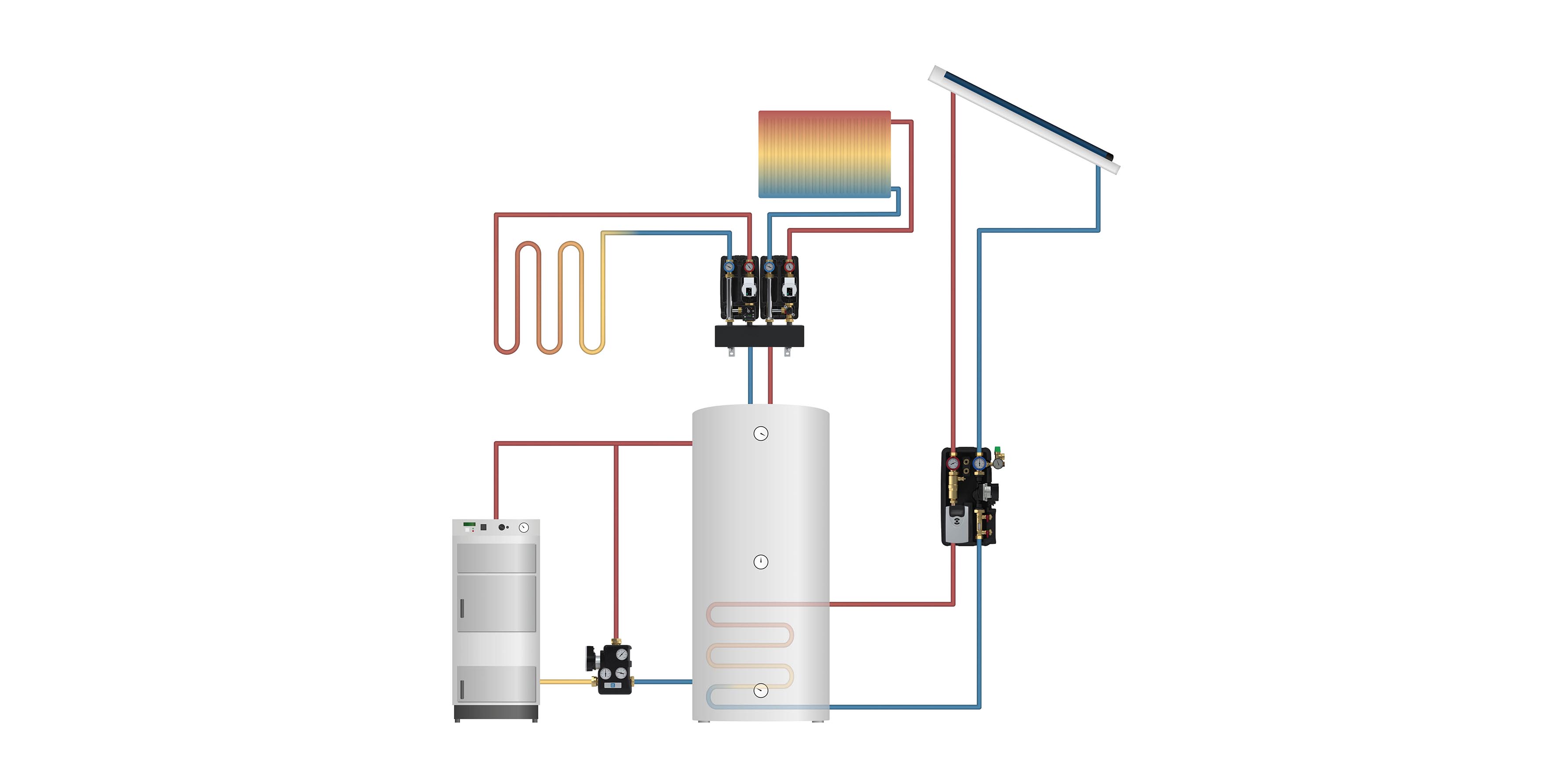 Solar heating application 212