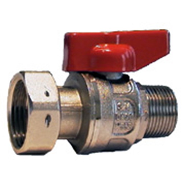 363V - Female thread / Rotating nut with sealing hole and flat gasket