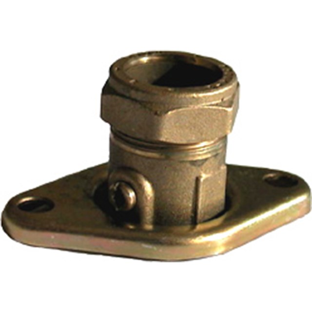 Ball valve with counterflange