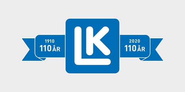 LK Celebrate 110 years logo